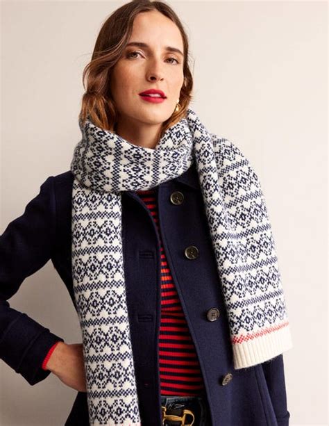 Chloé Fair Isle Wool Scarf on SALE